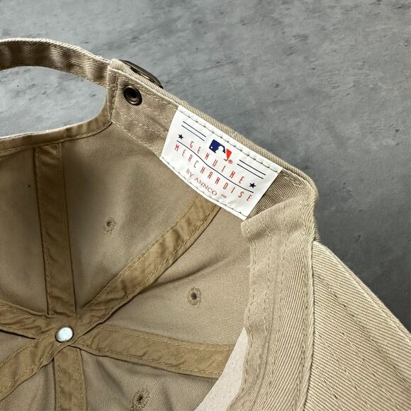 Vintage Deadstock NWT Cleveland Indians Khaki Annco Hat - Picture 5 of 8